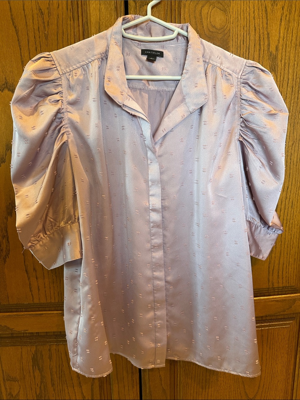 Ann Taylor Soft Lavender Blouse - Picture 3 of 3